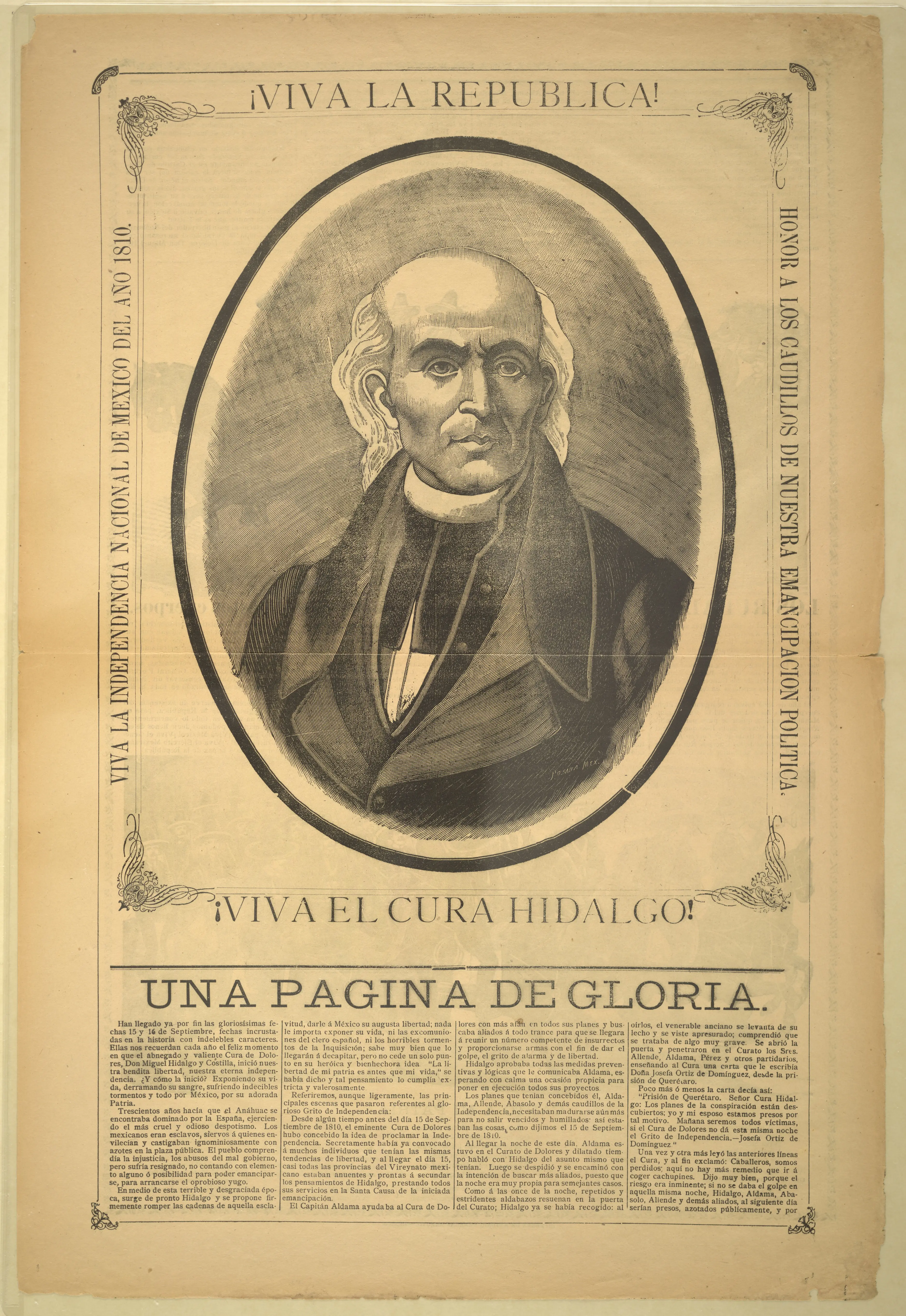 Miguel Hidalgo y Costilla gracias por ser mexicano