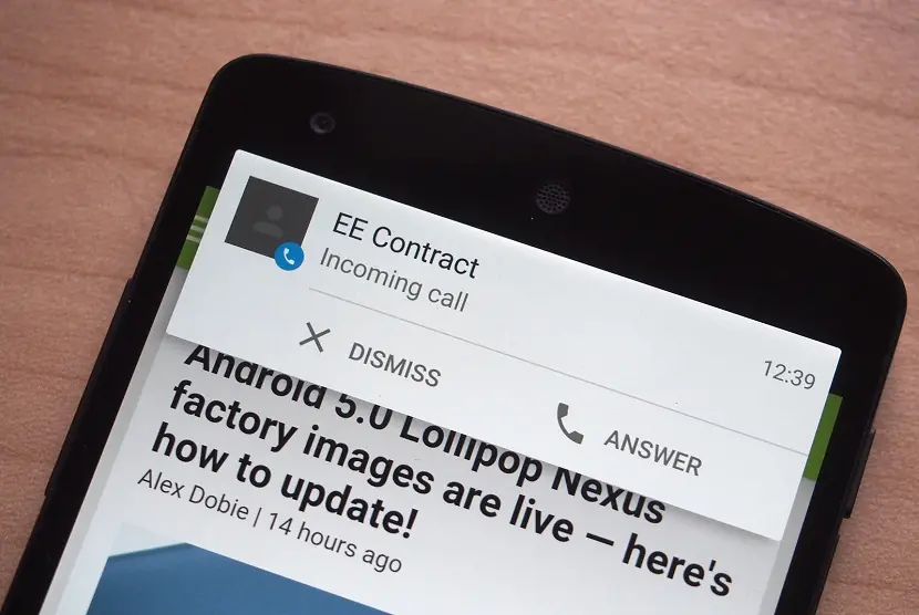 Deshabilitar notificaciones flotantes de Android Lolipop