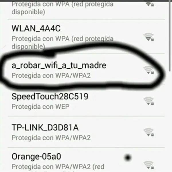 Nombres Wifi Nombres Wifi