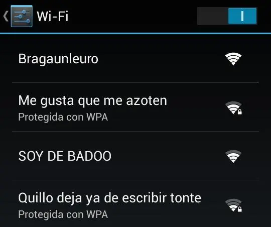 Nombres Wifi Nombres Wifi