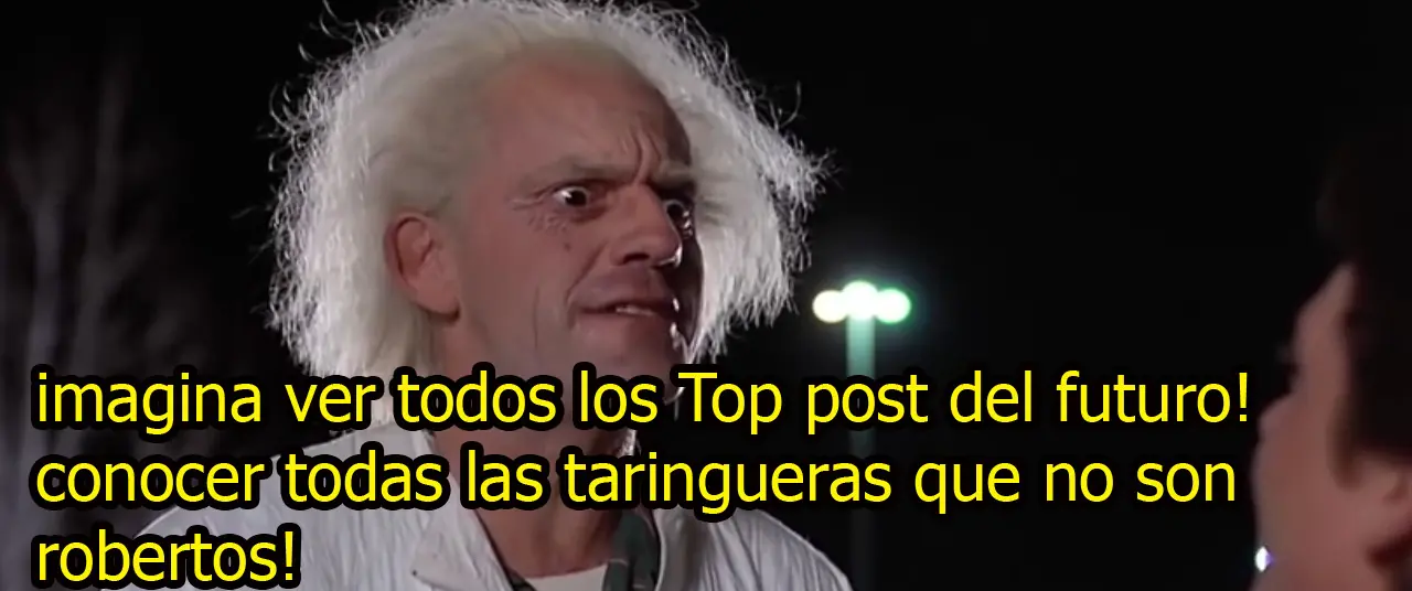 Marty Mc Fly volver al Futuro Taringuero !