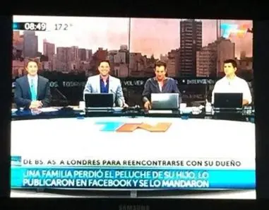 Mientras Macri lava dinero, es noticia un peluche en TN