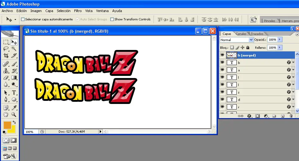 Crear el logo de Dragon Ball - Photoshop Crear el logo de Dragon Ball - Photoshop