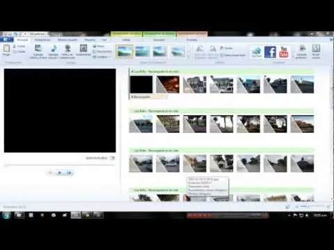 Pantalla negra Movie Maker 2012