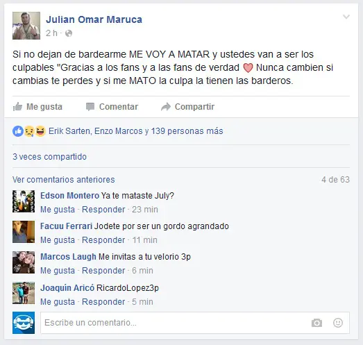 July3p anuncia su suicido REAL