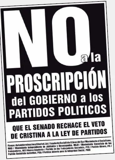 Proscripción: la mentira del Frente de Izquierda