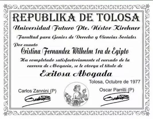 Más evidencias confirman que CFK no es abogada