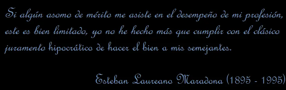 Dr. Esteban Laureano Maradona - Vida y Documental.