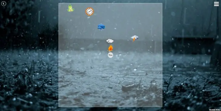 Relaxing World, para generar sonidos ambientes relajantes y
