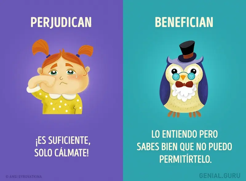 Frases que hay que evitar decirles a los niños
