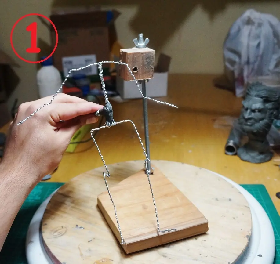 Pequeña guia para crear un WolfMan en plastilina