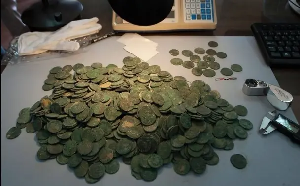 Encuentran plata enterrada