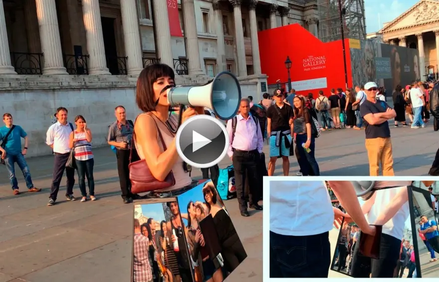 Tocar genitales de mujer para defender sus derechos