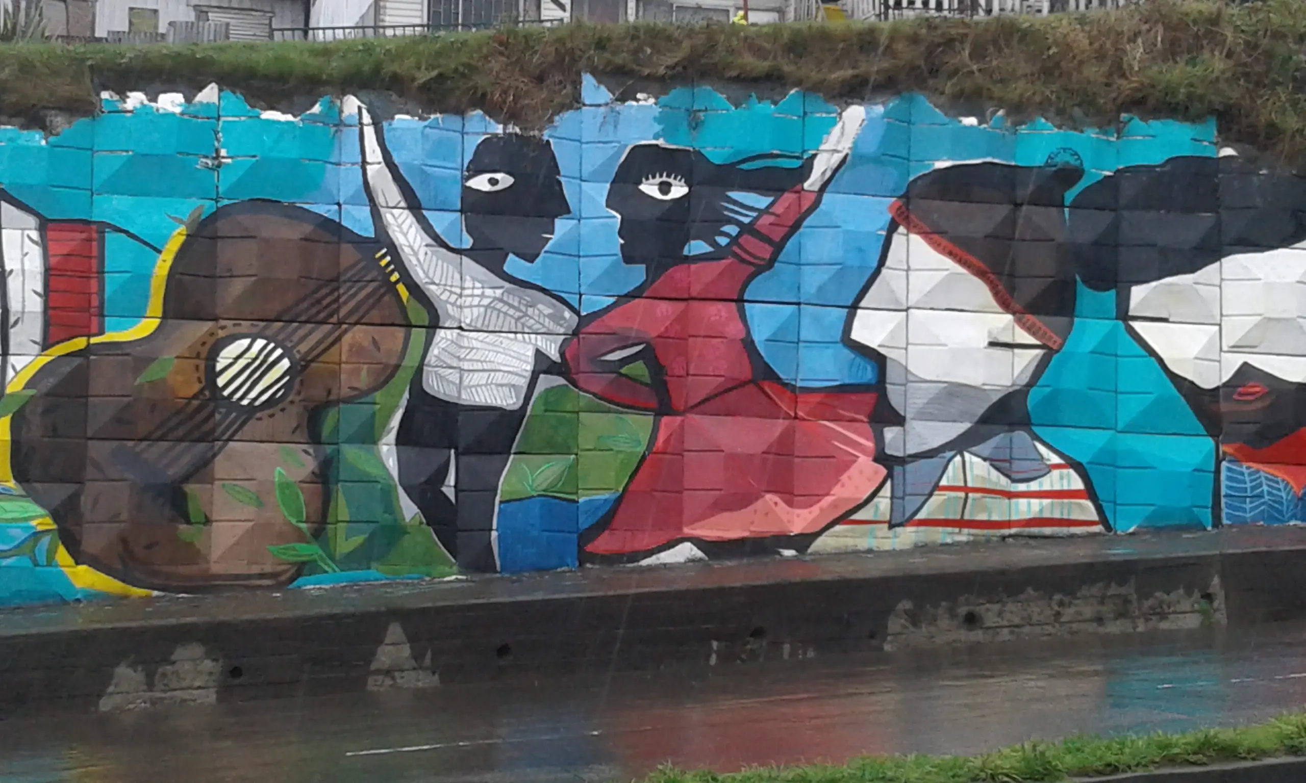 De seguro el mural ( graffitti) más largo de Chile....... De seguro el mural ( graffitti) más largo de Chile.......