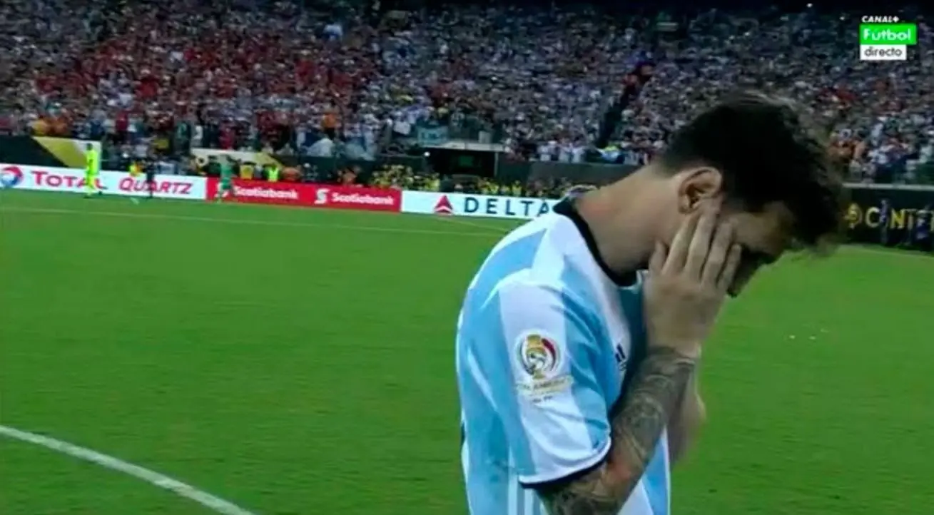 Simulé el penal de Messi contra Chile en Pes6