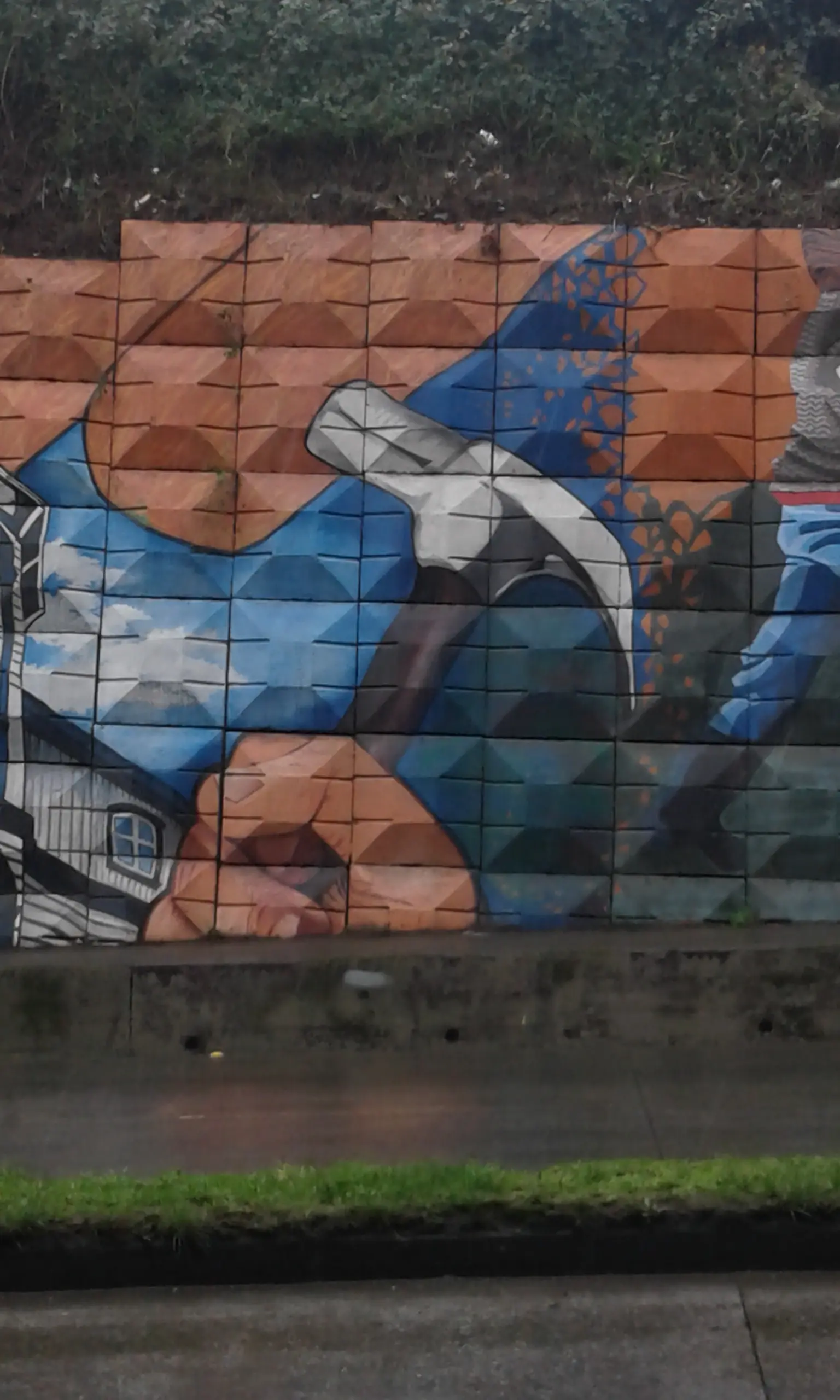 De seguro el mural ( graffitti) más largo de Chile....... De seguro el mural ( graffitti) más largo de Chile.......