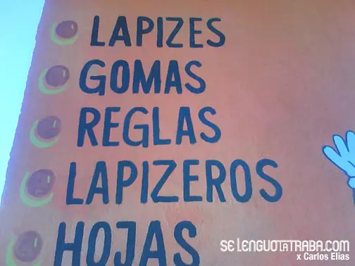 letreros