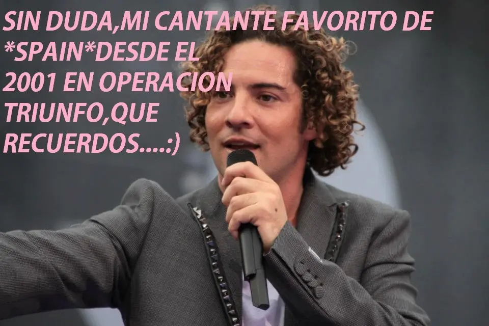 Retratos De Famosos #40.David Bisbal.Cantante Español 2015:)
