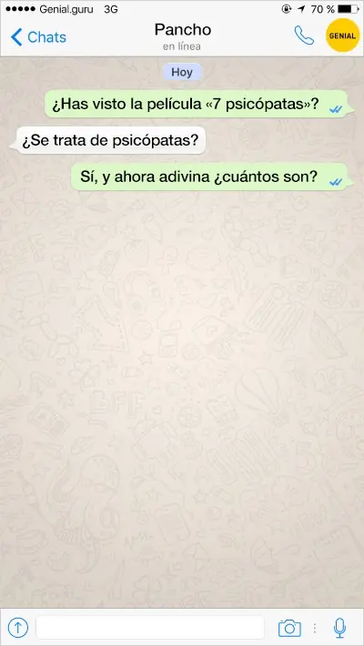Mensajes ácidos de WhatsApp para morirse de risa