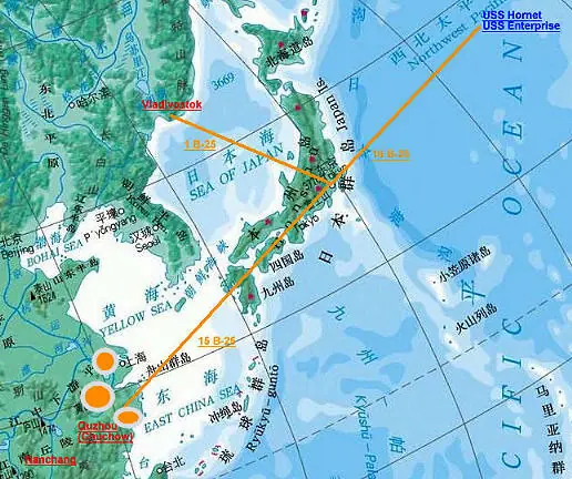 La Operación Doolittle sobre Japon