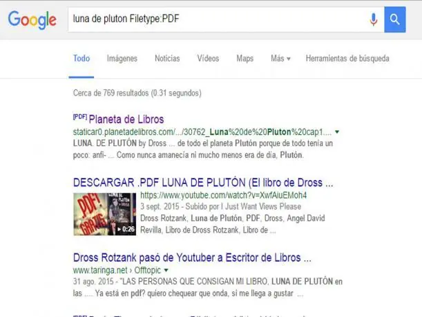 Truco para hallar cualquier libroPDF en Google Truco para hallar cualquier libroPDF en Google