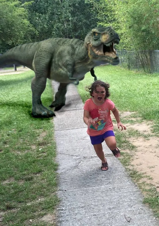 Nena es trolleada por asustarse de un pavo real