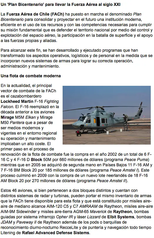 Nuevas Adquisiciones  Proyectos FFAA ECHFACHACH
