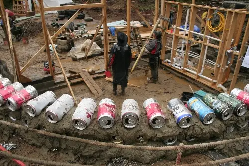 Edificios sustentables  [ Materiales reciclados ]