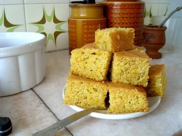 Bizcocho de calabaza light sin gluten