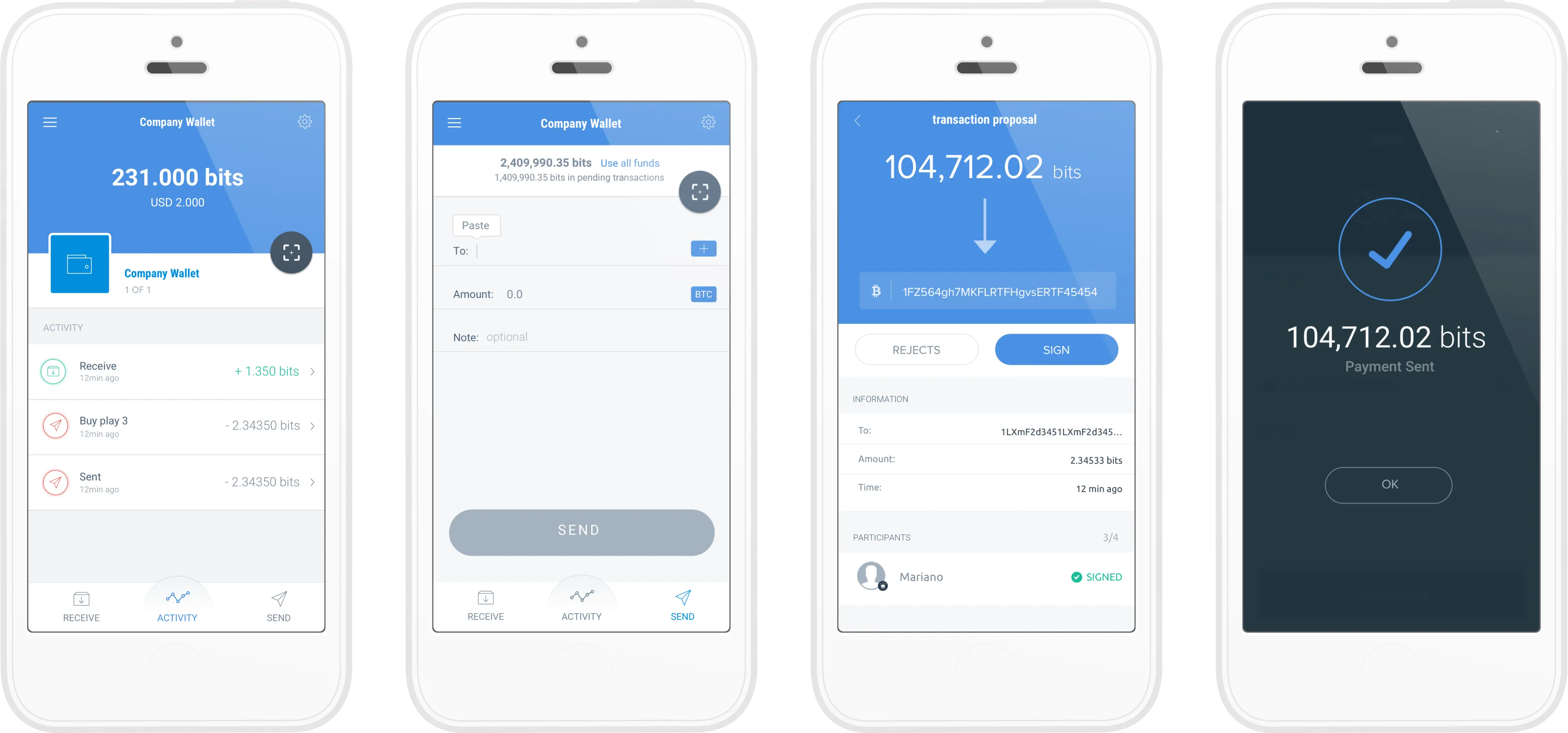 Compré una entrada gracias a Bitcoin.