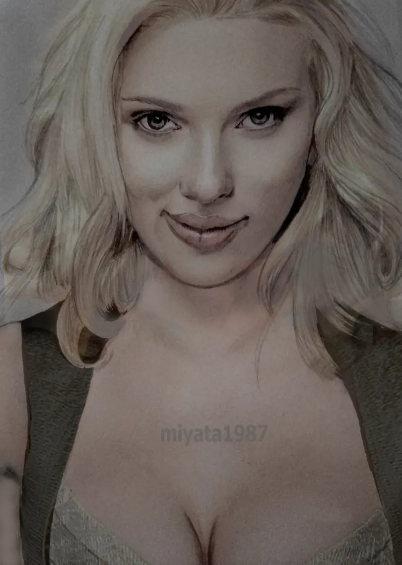 Scarlett Johansson [Dibujo Certificado] Pasá, pedí tu dibujo