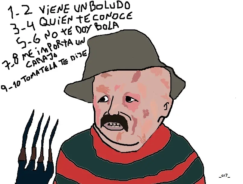 sos un boludo