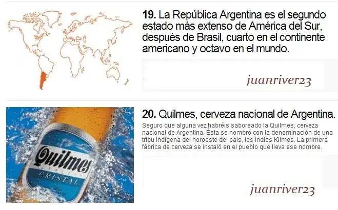 Cosas de Argentina que no sabías!