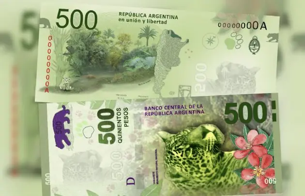 Nuevo billete: Nueva argentina/israel
