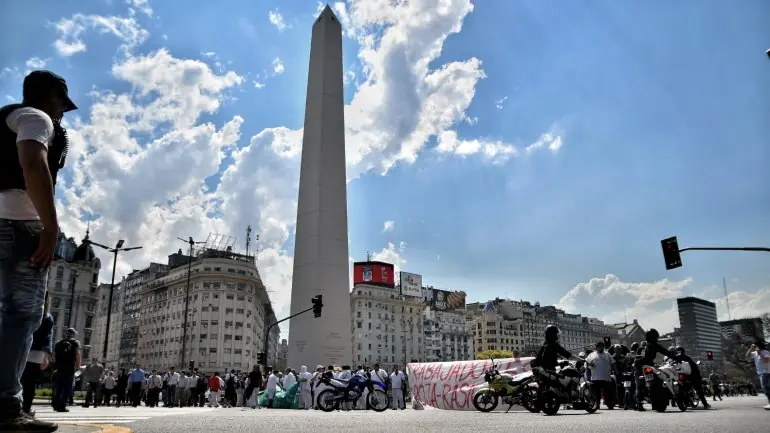 Capital federal fue un caos , una vez mas