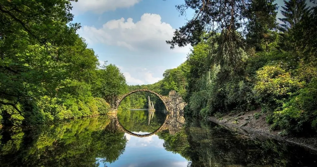 El Puente de Rakotzbrücke