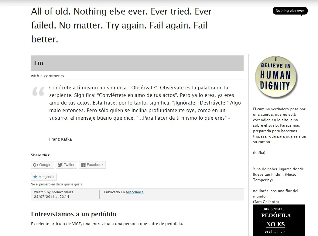 pedofilia
