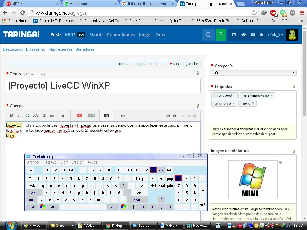 LiveCD MaicoLinuXP