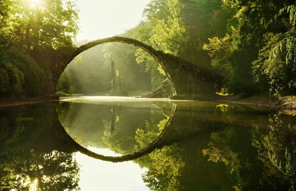 El Puente de Rakotzbrücke