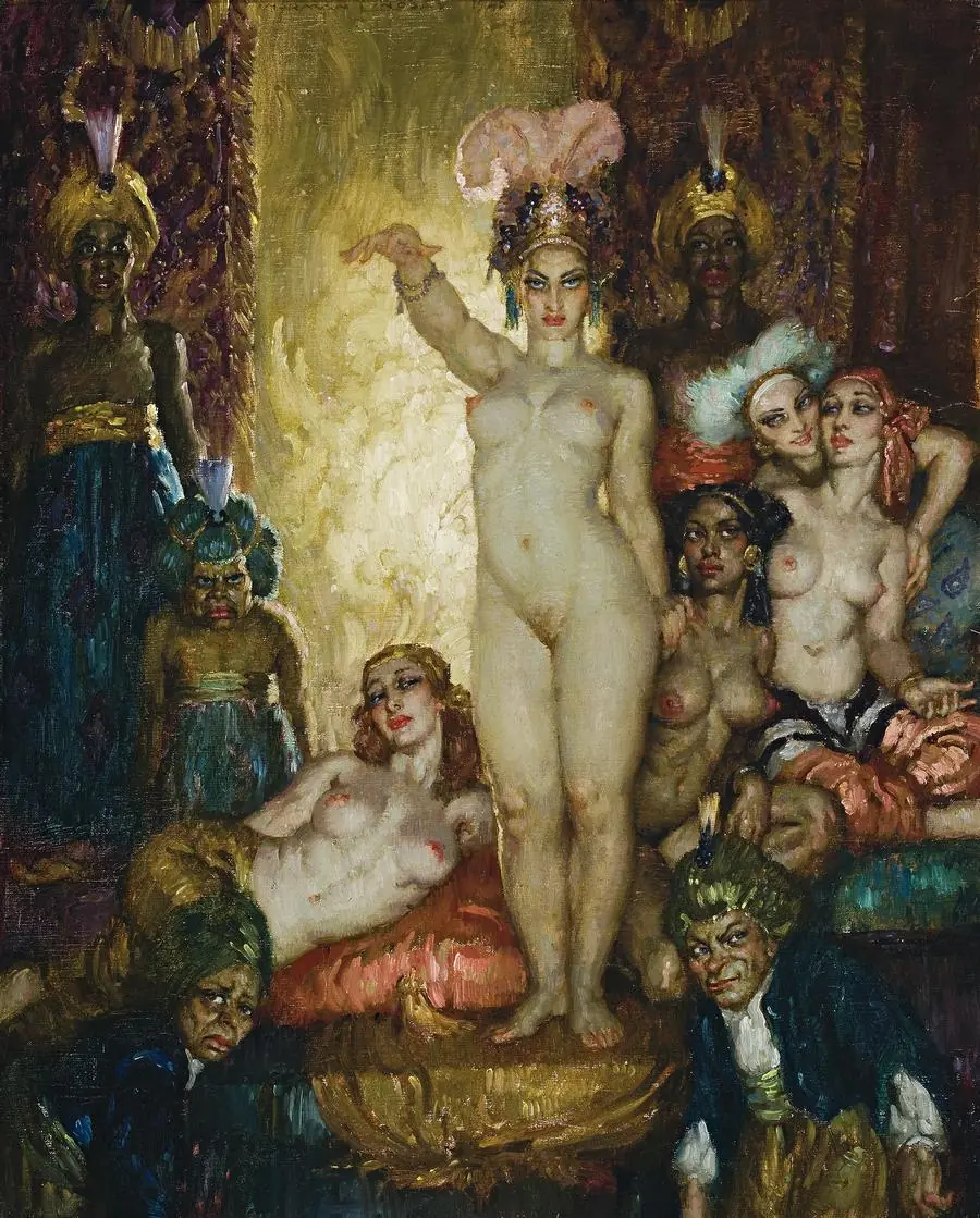 El erotismo de la obra de Norman Lindsay