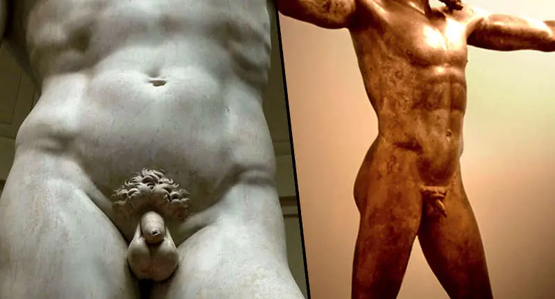 ¿Por qué las estatuas tienen el pene pequeño?