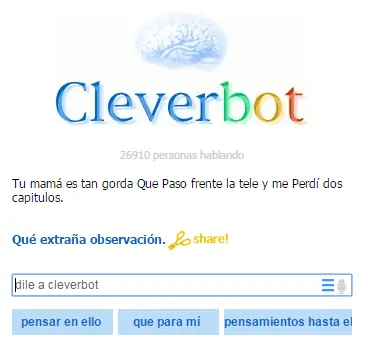 Cleverbot y yo