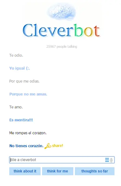 Cleverbot y yo