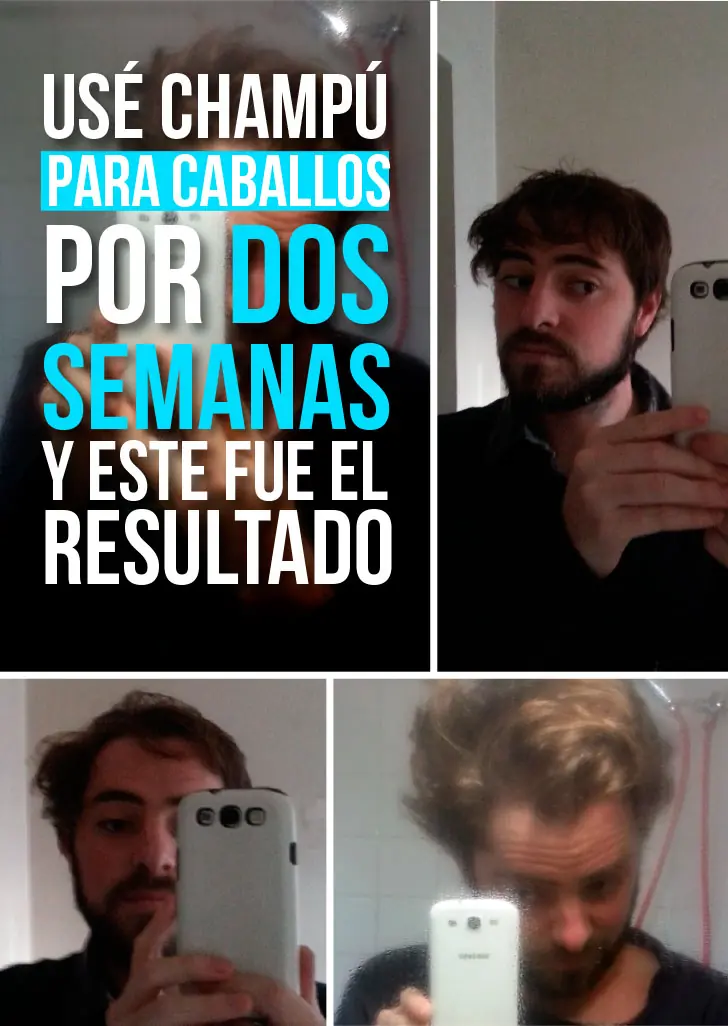 Usé champú para CABALLOS durante dos semanas y me pasó esto