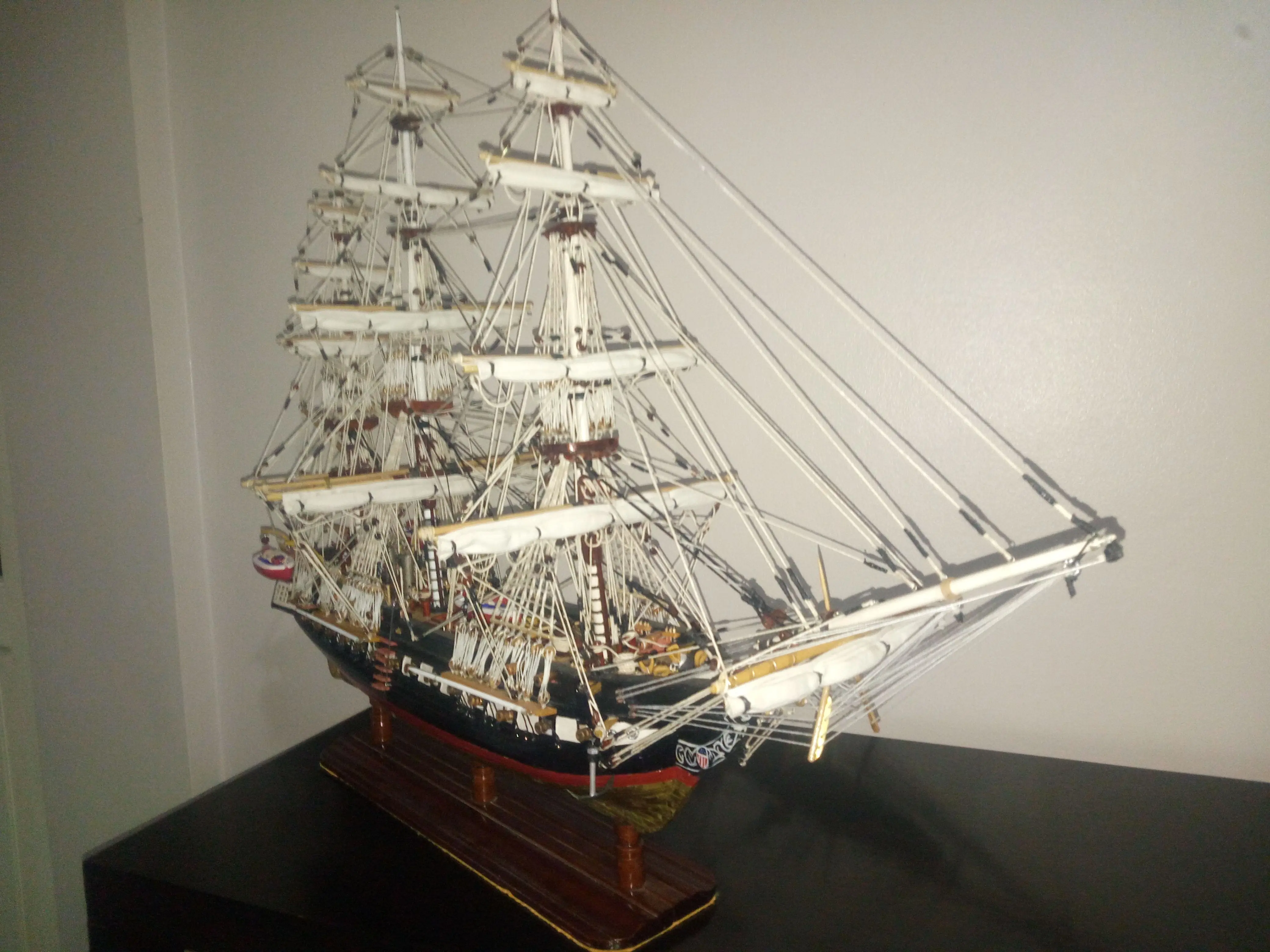 Modelismo naval - Construcción del USS Constitution - Final
