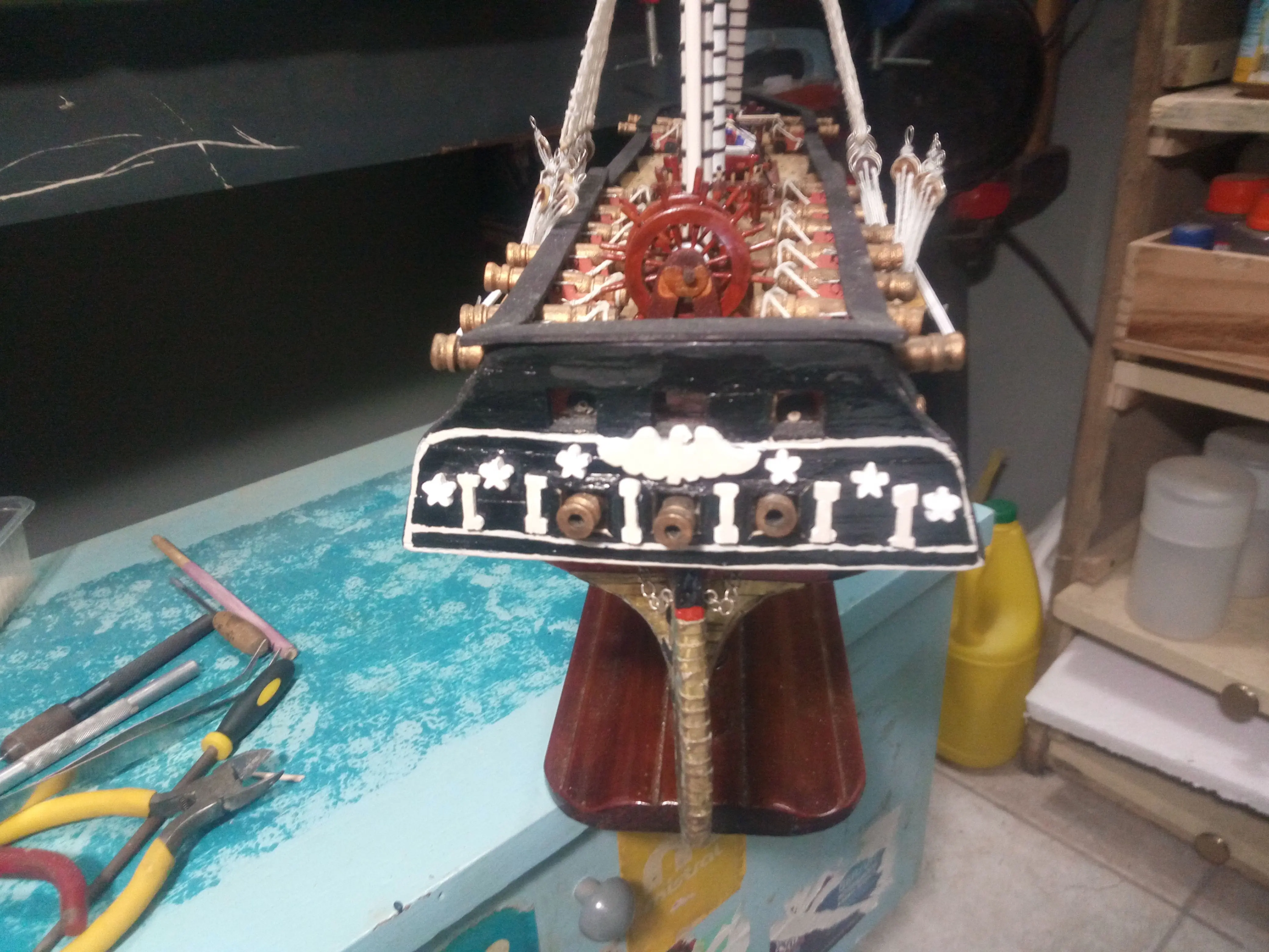 Modelismo naval - Construcción del USS Constitution - Final