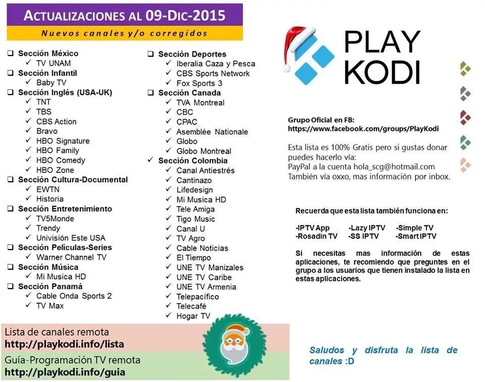 Querias IPTV? Toma! (PlayKodi) Querias IPTV? Toma! (PlayKodi)