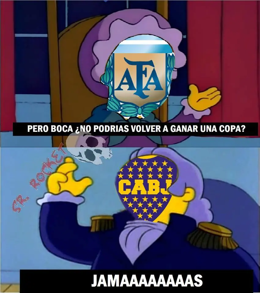 Taringa on fire: Los memes de boca