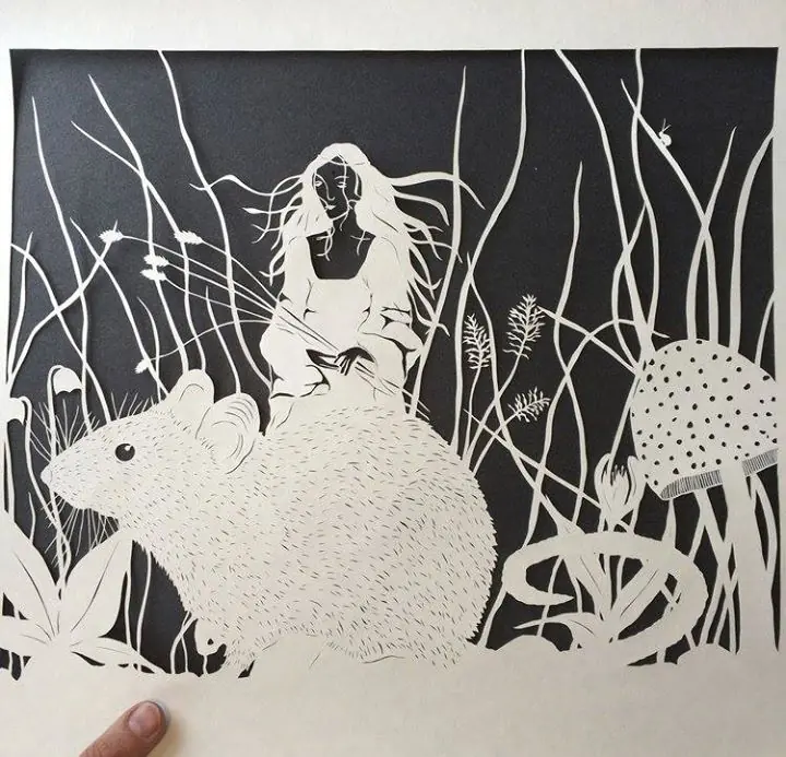 Intrincadas Ilustraciones de Papel Recortado por Maude White