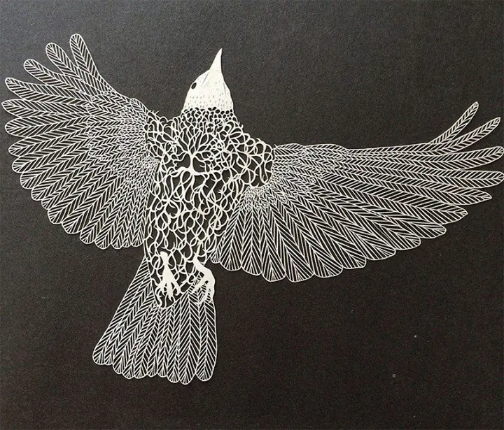 Intrincadas Ilustraciones de Papel Recortado por Maude White